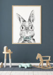 poster konijn voor de kinderkamer