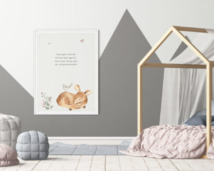 christelijke poster kinderkamer met eigen tekst