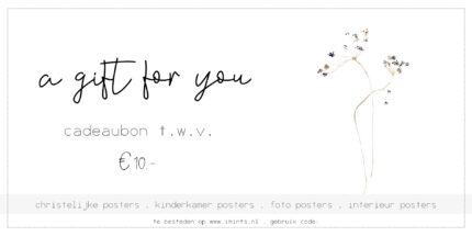 cadeau bon 10 eur voorvertoning webshop