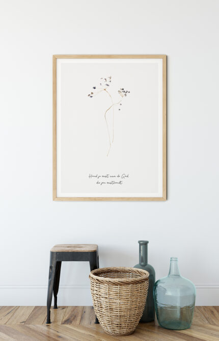 Hover Afbeelding Christelijke Poster Bloemen