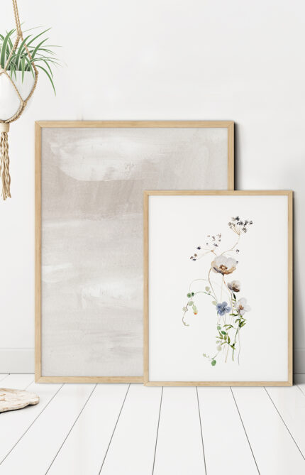 hover afbeelding interieur poster floral