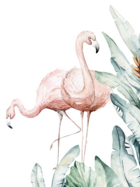 flamingo poster kinderkamer