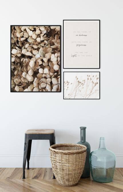 Hover Afbeelding Interieur Posters Gedroogde Bloemen