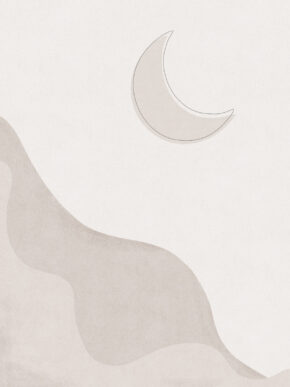 maan poster voor kinderkamer