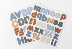 Magnetische Letters voor op de magneetsticker