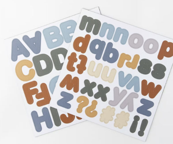 Magnetische Letters voor op de magneetsticker