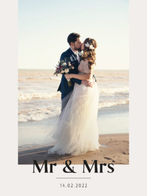 fotoposter mr & mrs