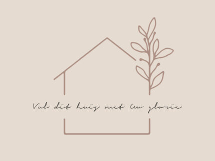 christelijke poster vul dit huis met uw glorie