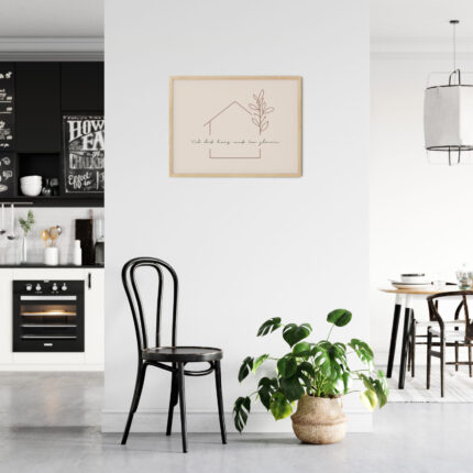 Christelijke Poster Vul Dit Huis Met Uw Glorie In Houten Lijst