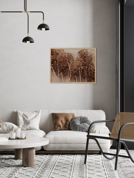 Interieur Posters Liggend In Houten Lijst Aan Muur