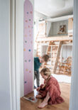 Magneetsticker smalle boog 25x180 cm Roze