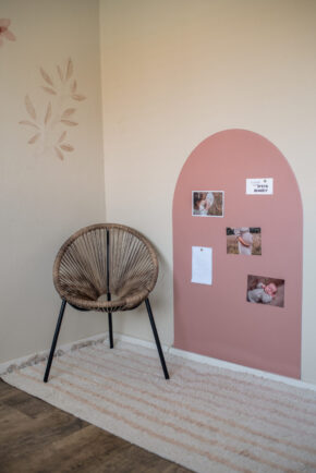 Magneetsticker boog caramel 58x90 cm kamer