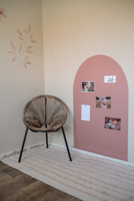 Magneetsticker boog caramel 58x90 cm kamer
