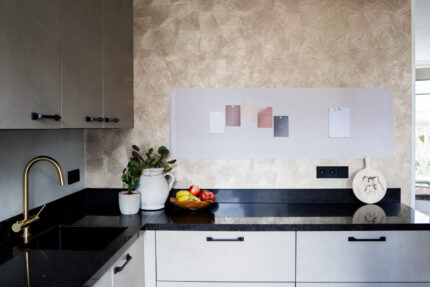 Magneetsticker beige 50x160 boven keuken