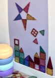 Magneet sticker lila 58x98