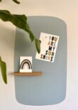 Magneetsticker afgeronde rechthoek 58x98 groen