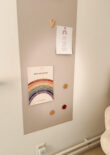 magneet sticker 47x160 cm beige close up