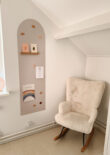 magneet sticker 47x160 cm beige kamer