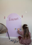 Magneetsticker boog 58x90 roze