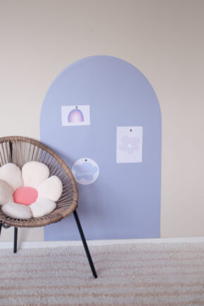 Magneetsticker Boog 58x90 Lila