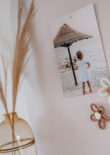 Beige magneetsticker