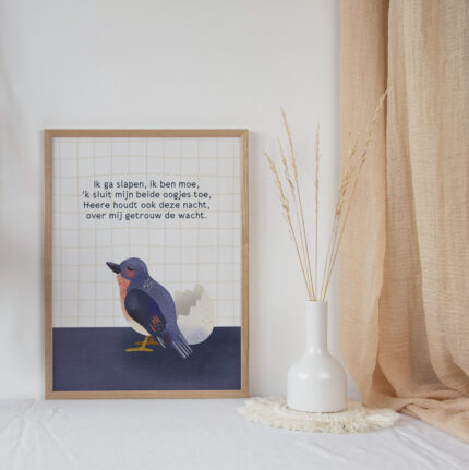 Christelijke Kinderkamer Poster Met Kindergebedje
