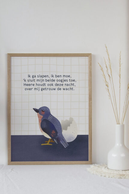 Christelijke Kinderkamer Poster Met Kindergebedje
