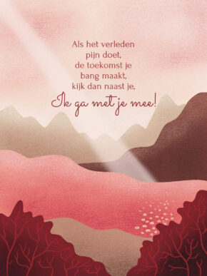 Christelijke Poster 'Ik Ga Met Je Mee'