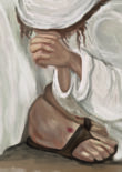 aan Uw voeten is de hoogste plaats christelijke poster