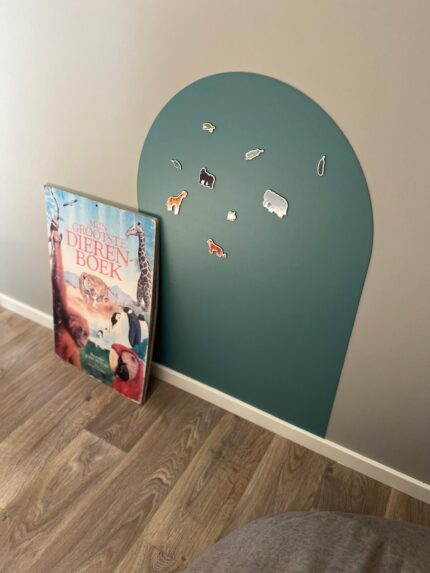 Magneetsticker goedkoop groen/blauw