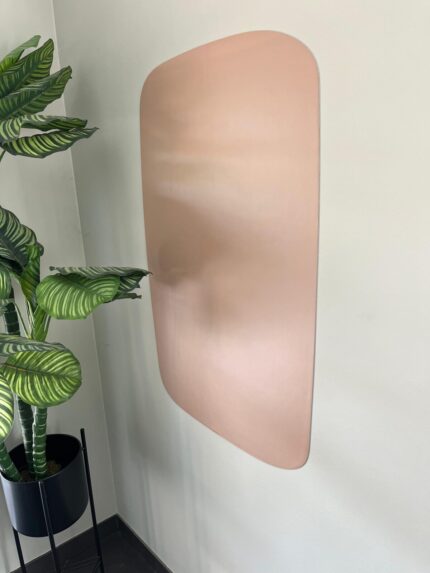 Magneetsticker caramel afgeronde rechthoek