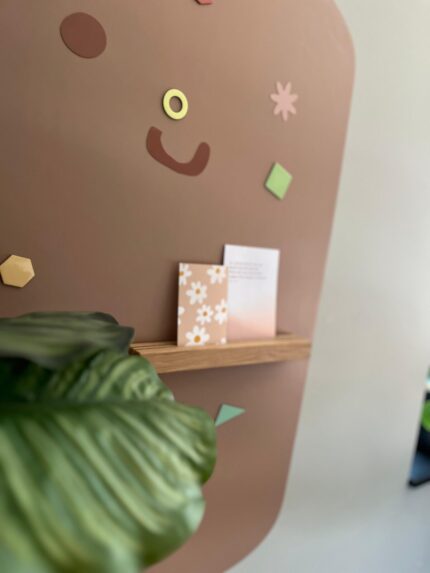 Magneetsticker caramel afgeronde rechthoek goedkoper