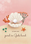 Christelijke Poster Je Bent Een Parel In Gods Hand