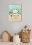 Christelijke Poster Je Bent Een Parel In Gods Hand Aan De Muur In Jongenskamer
