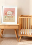 Christelijke Poster Je Bent Een Parel In Gods Hand Roze