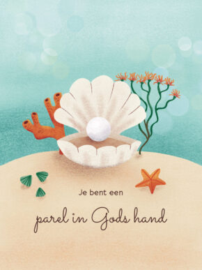 Christelijke Poster Voor De Jongenskamer Je Bent Een Parel In Gods Hand