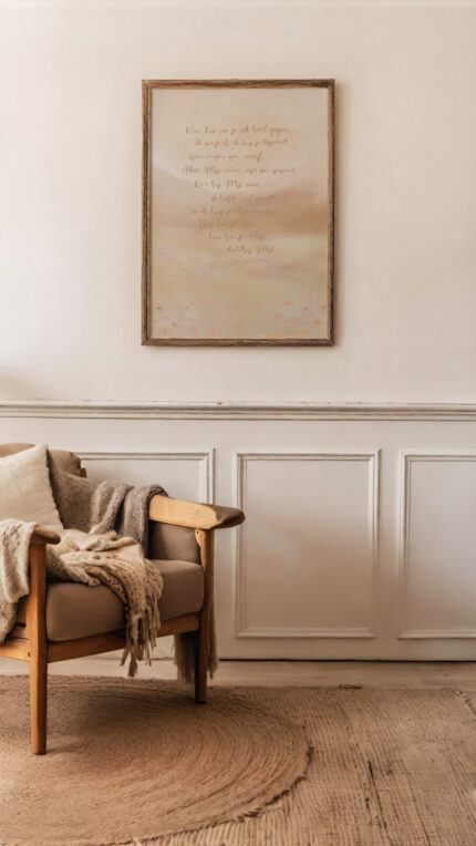 Christelijke Poster Kom Hoe Ver Je Ook Bent Gegaan Is Lijst Aan De Muur