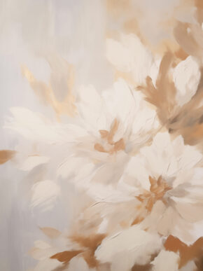 interieurposter neutral flower