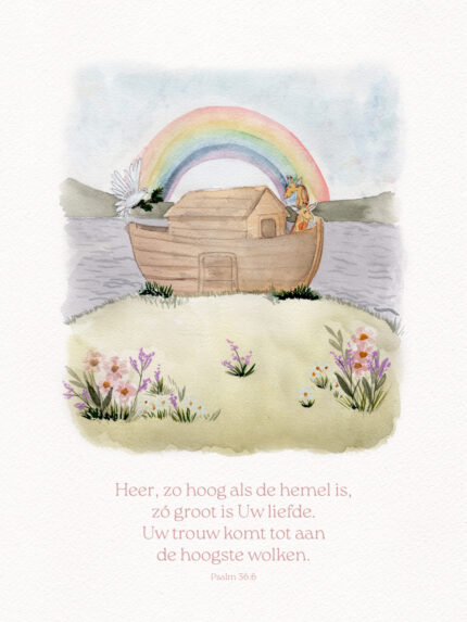 christelijke poster ark van Noach