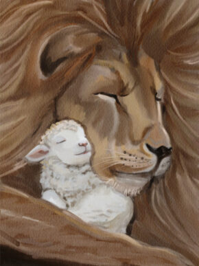 Christelijke poster: 'Dan zal vrede er zijn'