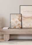 Combinatie Van Posters Op Een Kast