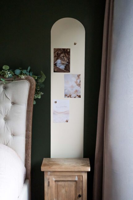 magneetsticker smalle boog ivoor