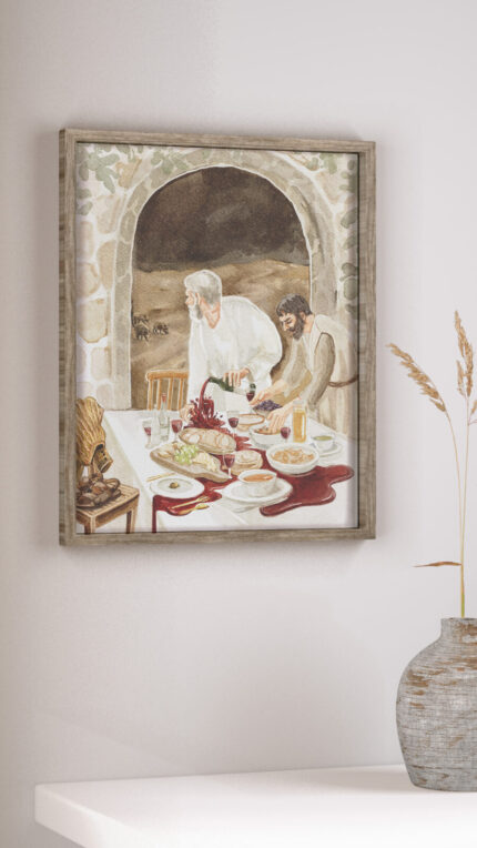 Story Christelijke Poster Het Verlangen Van De Vader In Lijst Aan De Muur