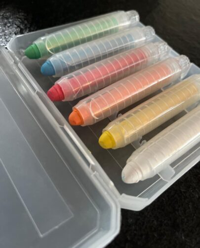 Krijtjes voor op de magneetsticker