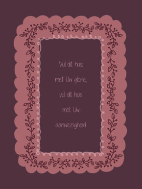 Voorbeeld Christelijke Poster Met Eigen Tekst B